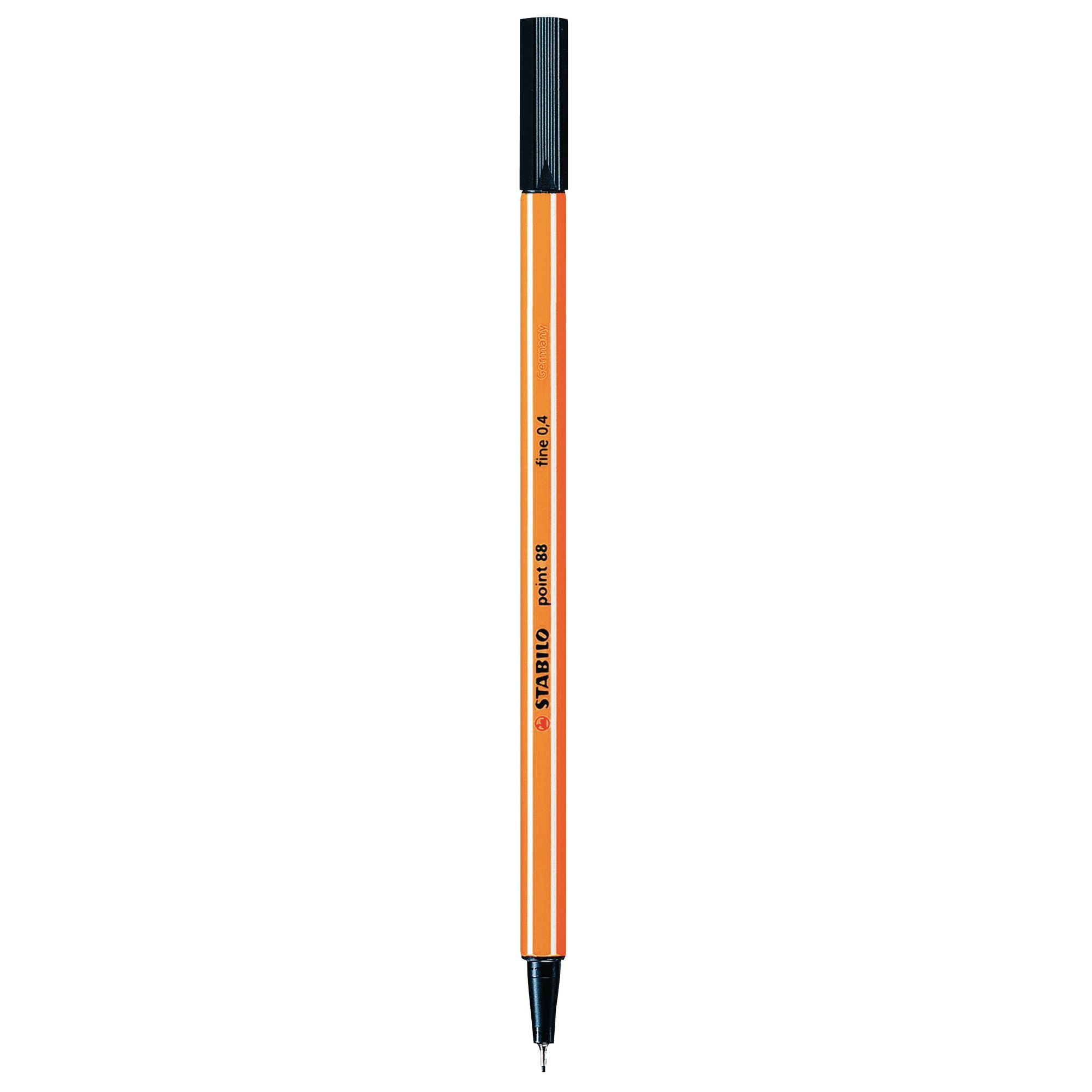 Stabilo Point 88 Fineliner Pen Black - Pack of 10